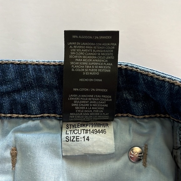 Kut From The Kloth Katy Boyfriend High Rise Size 14 - Picture 14 of 16